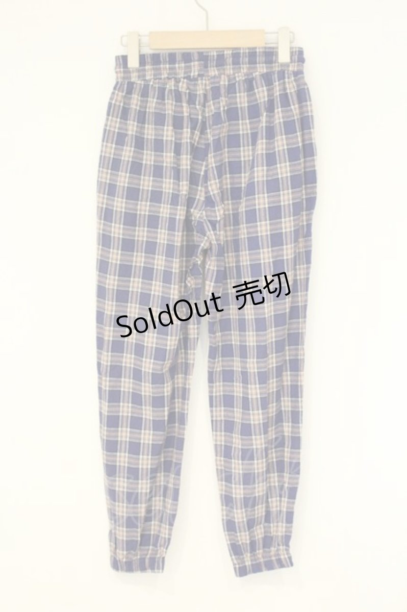 画像3: NieR Clothing / チェックパンツ F パープル O-26-09-11-1050-PU-PA-OW-OS (3)