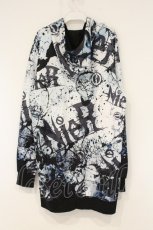 画像3: NieR Clothing / 転写ZIPパーカー F ブルー系スプラッシュ O-26-09-11-1054-PU-TO-OW-OS (3)