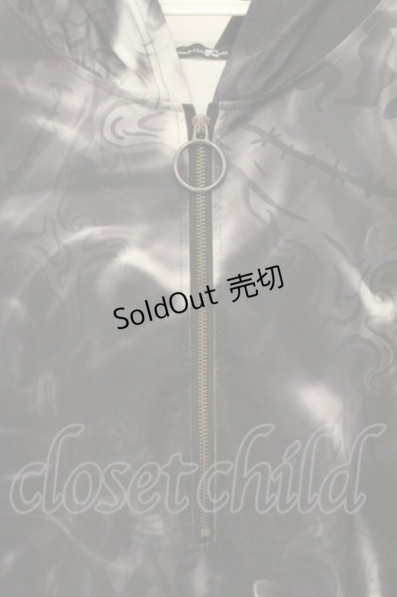 画像2: NieR Clothing / ハーフジップパーカー F ブラック×スモーキング O-26-09-11-1066-PU-TO-OW-OS (2)
