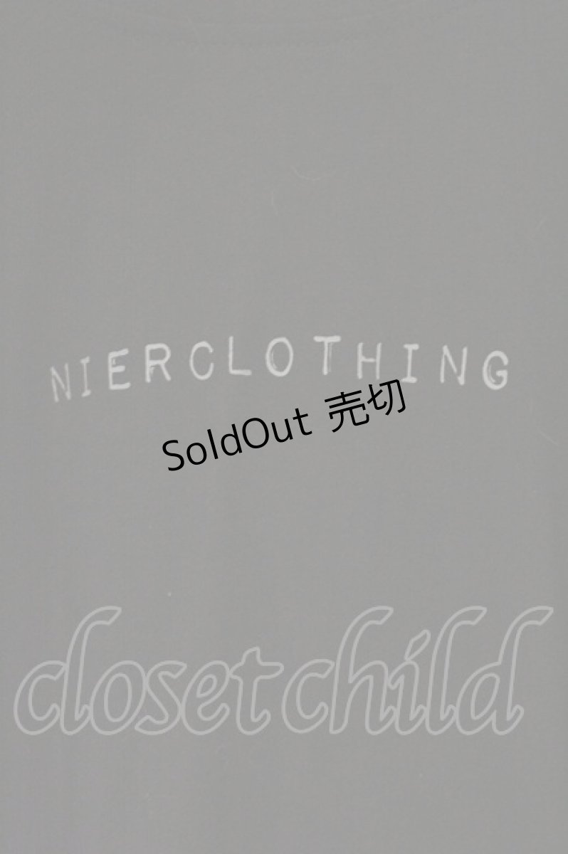 画像2: NieR Clothing / ドルマンパーカー F ブラック×バックプリント O-26-09-11-1068-PU-TO-OW-OS (2)