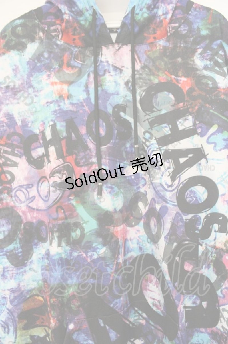 画像2: NieR Clothing / 転写パーカー F ネオン O-26-09-11-1072-PU-TO-OW-OS (2)