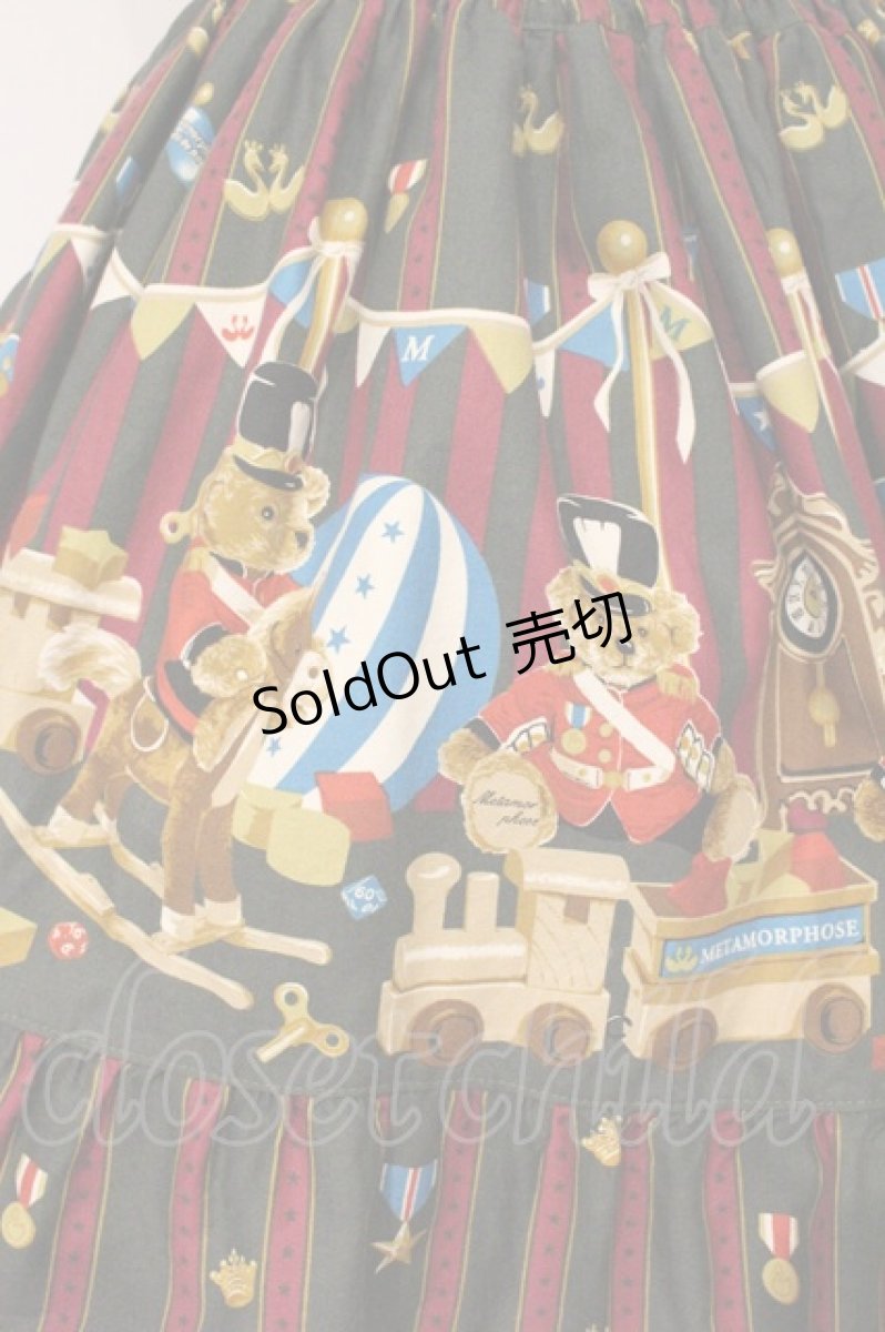 画像3: metamorphose / おもちゃの兵隊さんスカート  グリーン O-26-09-11-1083-ME-SK-IG-OS (3)