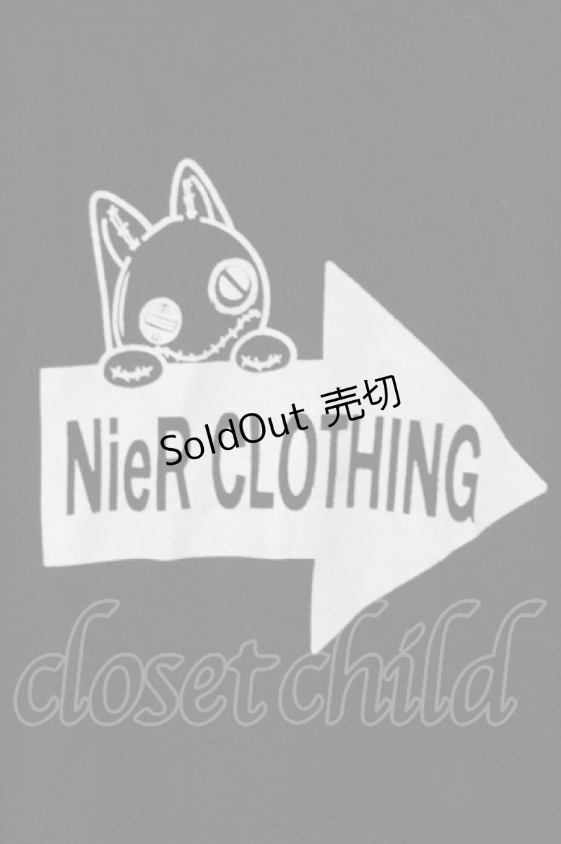 画像2: NieR Clothing / NieRちゃんプリントトレーナー XL ブラック×矢印 O-26-09-11-1026-PU-TO-OW-OS (2)