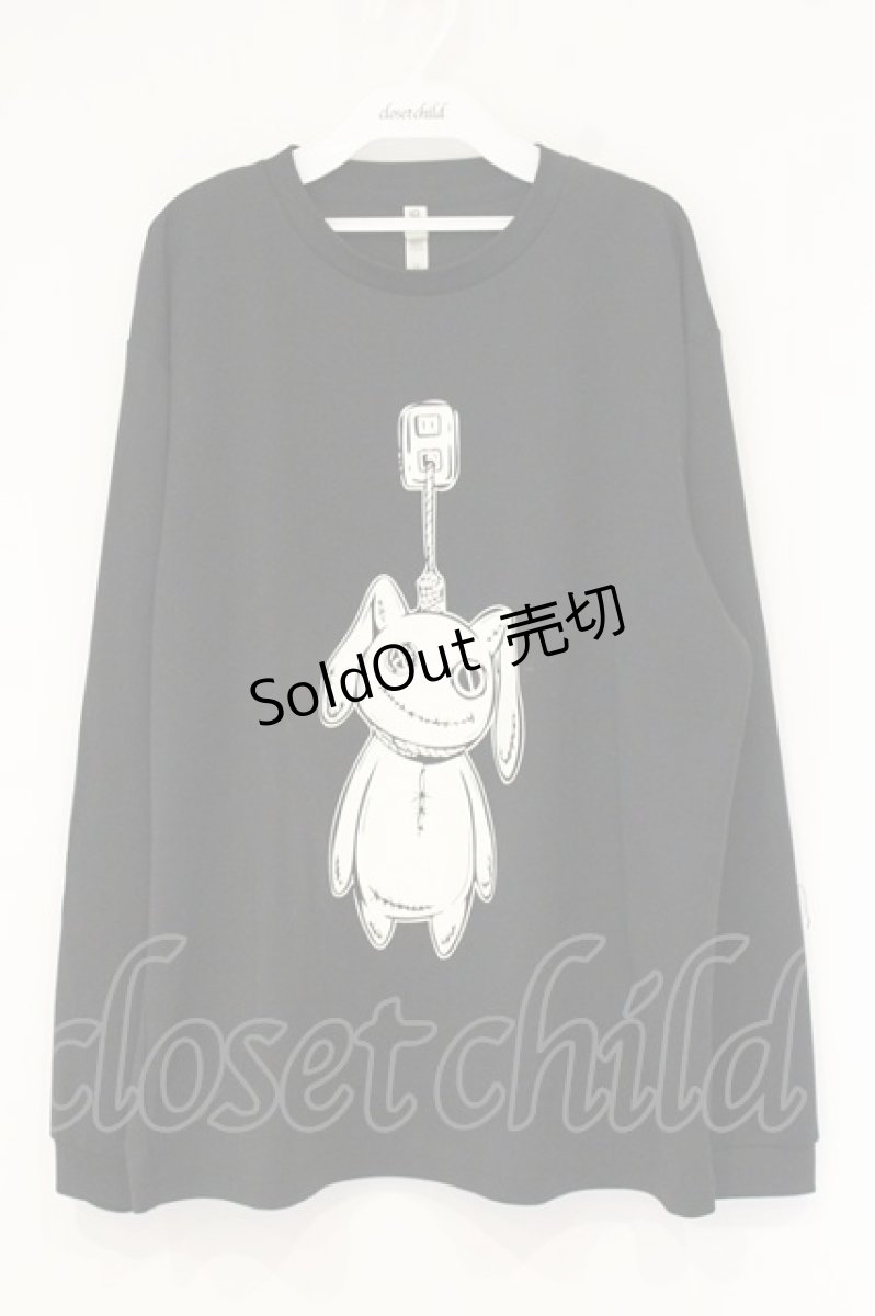 画像1: NieR Clothing / プリントカットソー LL ブラック×ハンギング O-26-09-11-1031-PU-TO-OW-OS (1)