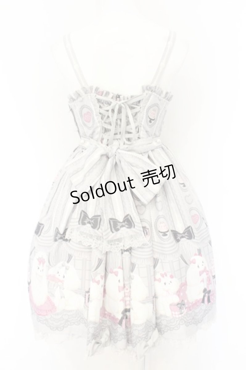 画像5: Angelic Pretty / Princess Puppyジャンパースカート  グレー O-26-09-11-006-AP-OP-OW-OS (5)
