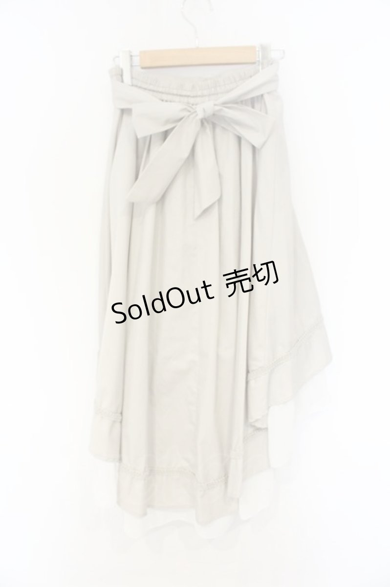 画像3: axes femme / フィッシュテールスカート M ベージュ O-26-09-11-015-AX-SK-IG-OS (3)