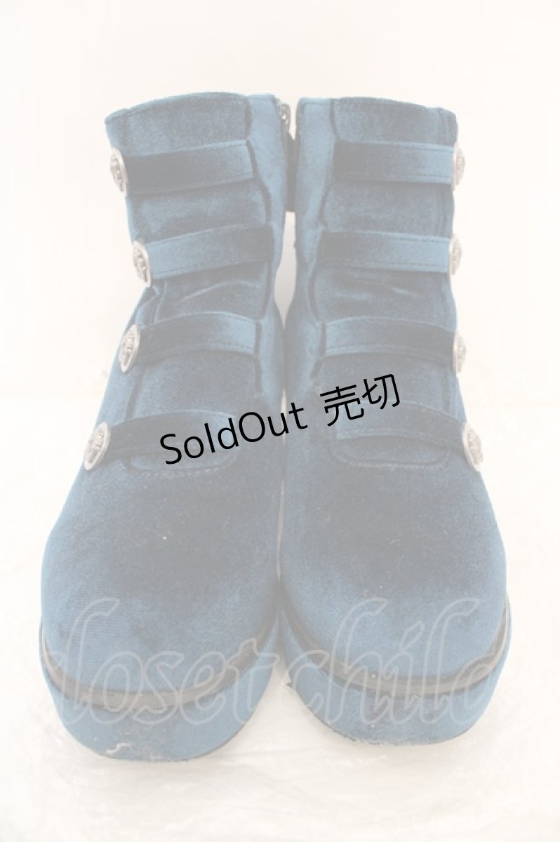 画像2: axes femme POETIQUE / ナポレオンブーツ M ブルー系 O-26-09-12-047-AX-SH-OW-OS (2)
