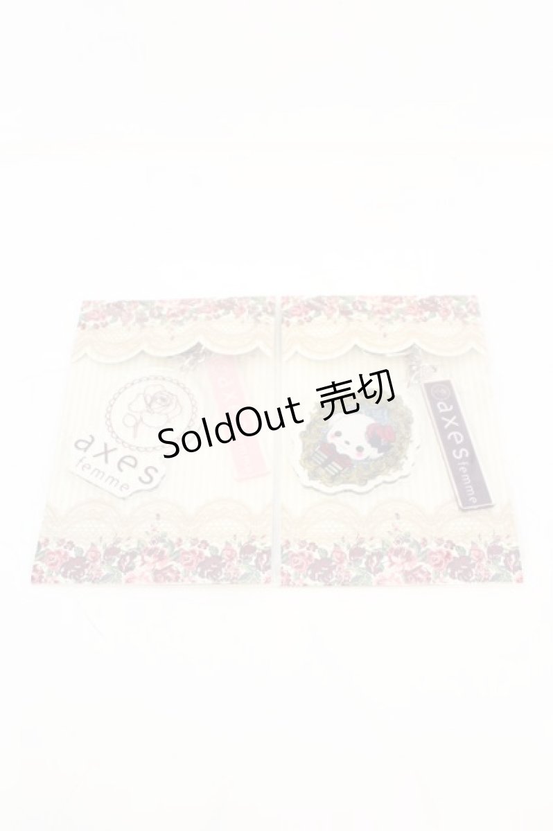 画像1: axes femme / アクリルキーホルダー2個セット   O-26-09-12-040-AX-ZA-OW-OS (1)