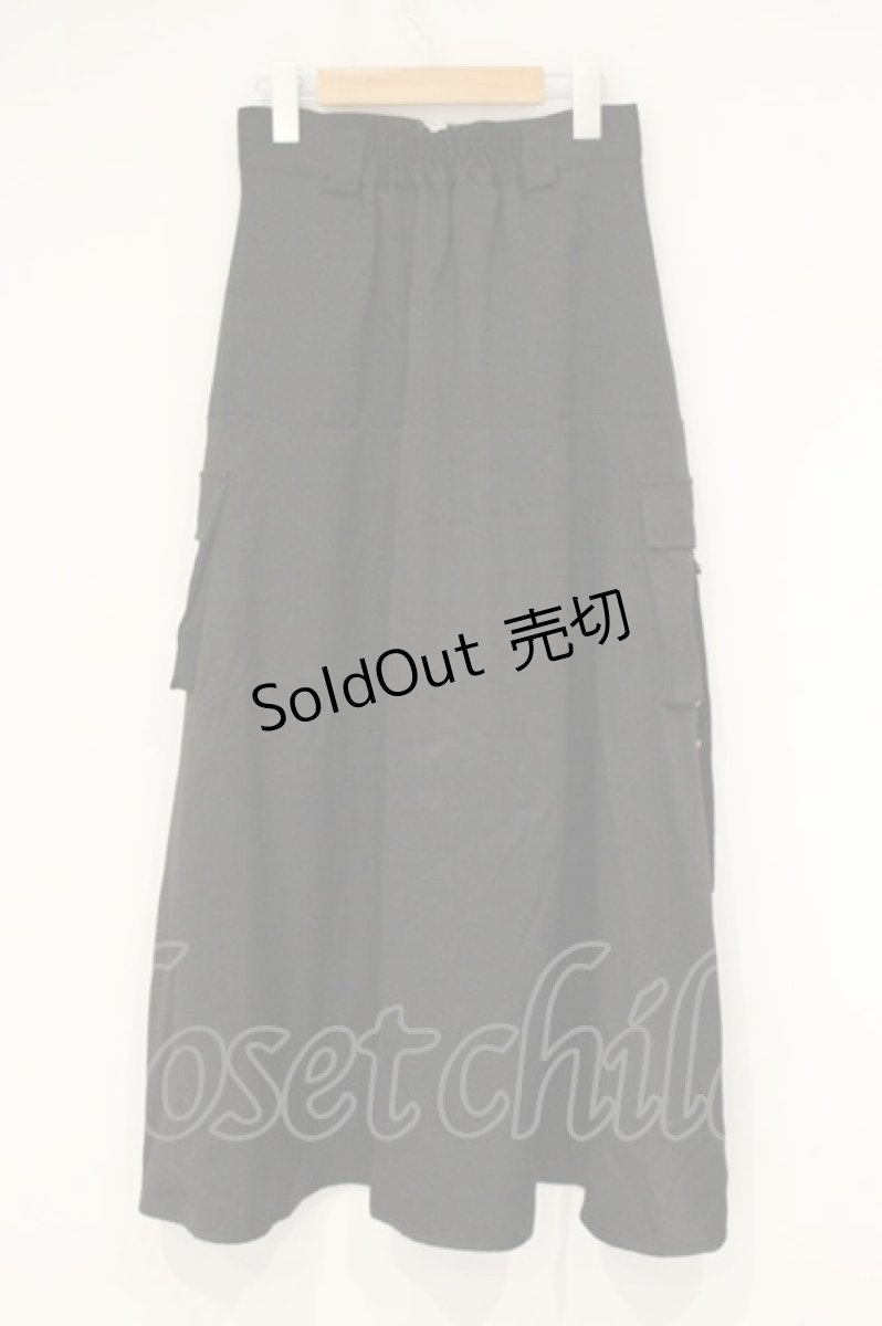 画像3: axes femme POETIQUE / ベルトデザインアーミースカート M クロ O-26-09-14-039-AX-SK-OW-OS (3)