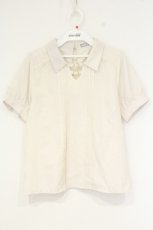 画像1: axes femme POETIQUE / ベルトデザインブラウス M キナリ O-26-09-14-044-AX-BL-OW-OS (1)