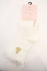 画像1: m petit by misako / AMCSNIレースロゴ  オフシロ O-26-09-14-1005-LO-ZA-OW-OS (1)