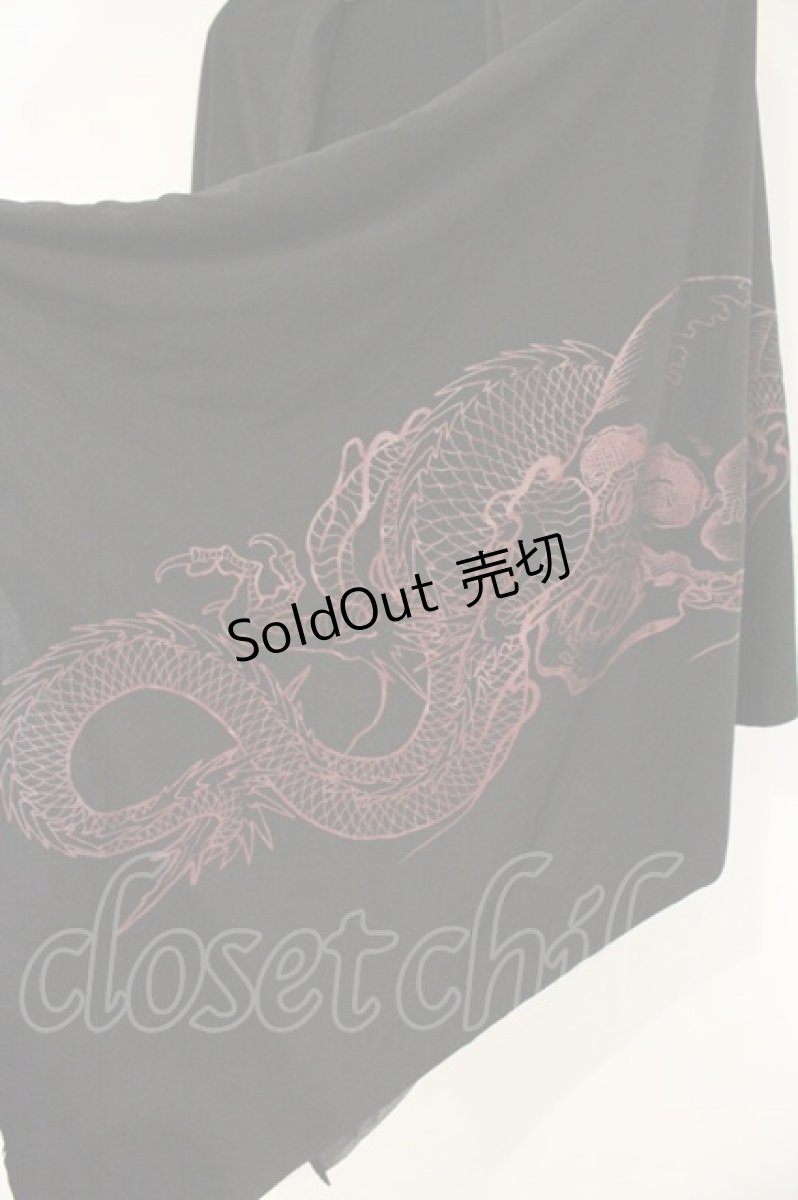 画像3: Qutie Frash / ストール  ブラック×レッド O-26-09-14-077-QU-ZA-IG-OS (3)