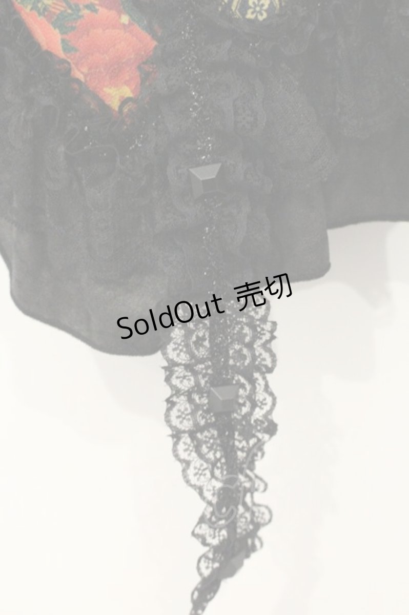 画像3: Qutie Frash / コルセットホルターベスト  レッド×ブラック O-26-09-14-082-QU-TO-IG-OS (3)