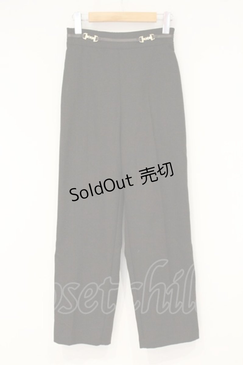 画像1: an another angelus / ビット使いテーパードパンツ  ブラウン O-26-09-14-085-CA-PA-IG-OS (1)