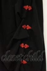 画像2: Qutie Frash / チャイナボタンサルエルパンツ  ブラック×レッド O-26-09-14-088-QU-PA-IG-OS (2)