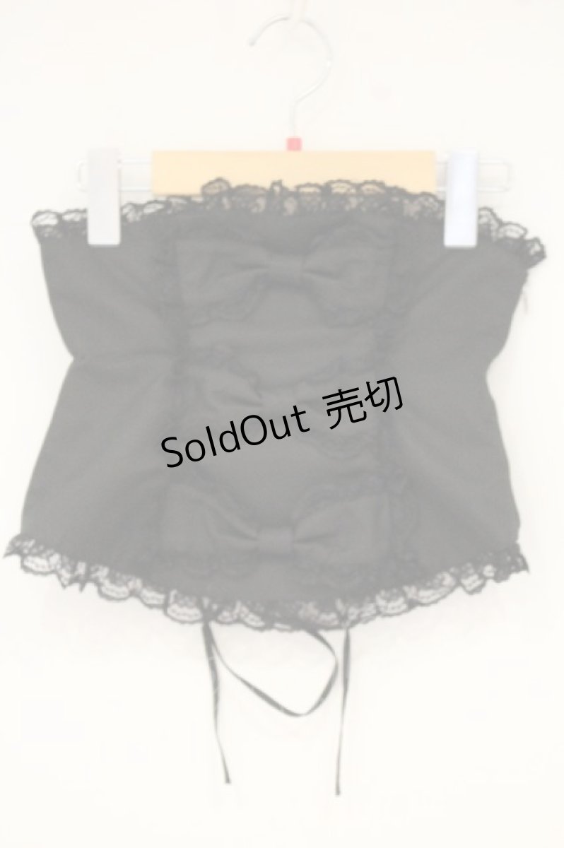 画像1: Jamieエーエヌケー / おリボンコルセット M クロ O-26-09-14-2075-LO-TO-OW-OS (1)