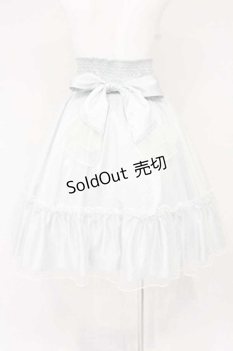 画像4: axes femme kawaii / Jewelry Mermaid コルセット風ティアードスカート M ミントブルー O-26-09-14-2007-AX-SK-OW-OS (4)