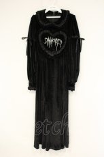 画像1: DimMoire / Gothicハートロングドレス  ブラック O-26-09-14-2085-PU-OP-OW-OS (1)