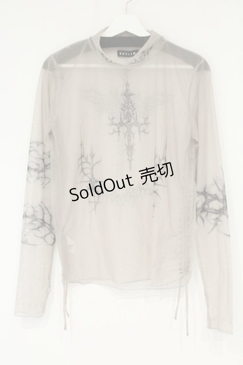 画像1: REFLEM / シアーハイネックトップス F ベージュ O-26-09-14-2090-PU-BL-OW-OS (1)