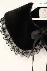 画像2: m petit by misako / TT*AM*FFレースレースロリティペット  クロ O-26-09-14-2097-LO-ZA-OW-OS (2)