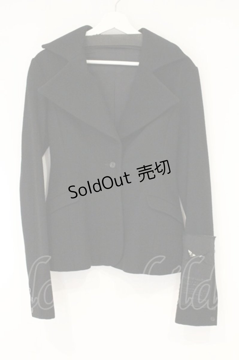 画像1: alice auaa / 1998A/W　ウールコート 2 ブラック O-26-09-14-2099-AA-CO-OW-OS (1)