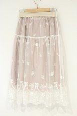 画像3: axes femme POETIQUE / リボンブーケレーススカート M ピンク O-26-09-14-2011-AX-SK-OW-OS (3)