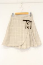 画像1: axes femme / レースアップキュロット F ベージュ O-26-09-14-2116-AX-SK-OW-OS (1)