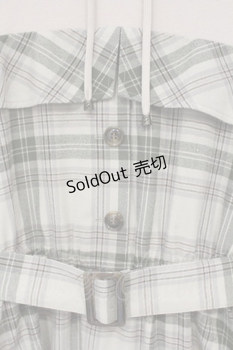 画像2: axes femme / パーカードッキングワンピース M ベージュ O-26-09-14-2118-AX-OP-OW-ZT107 (2)