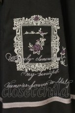 画像2: axes femme / 薔薇×額縁刺繍ミドルスカート M クロ O-26-09-14-2031-AX-SK-OW-OS (2)