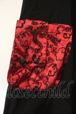 画像3: Qutie Frash / レースアップサルエルパンツ  ブラック×レッド O-26-09-14-091-QU-PA-IG-OS (3)