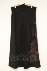 画像1: Qutie Frash / ハイウエストパンツ  ブラック×レッド O-26-09-14-092-QU-PA-IG-OS (1)