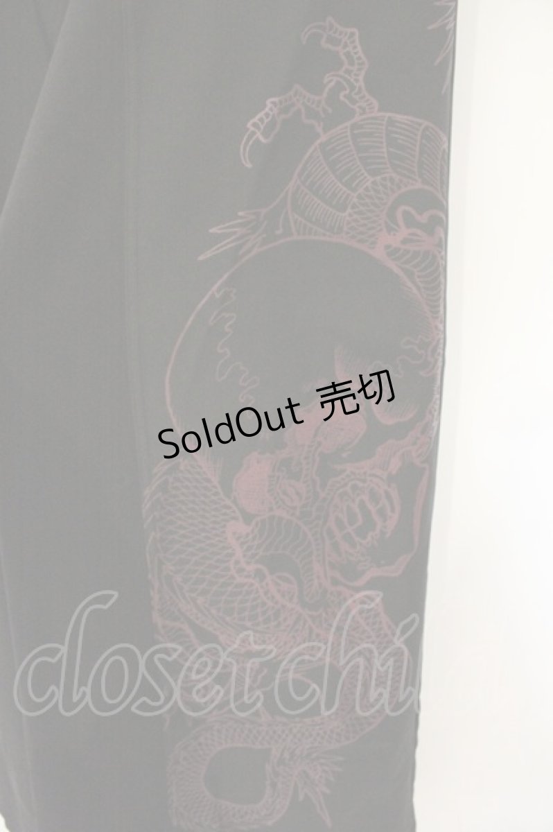 画像3: Qutie Frash / ハイウエストパンツ  ブラック×レッド O-26-09-14-092-QU-PA-IG-OS (3)
