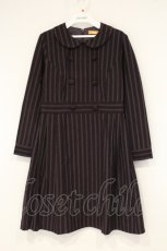 画像1: Fi.n.t / GIGIストライプワンピース  ワイン O-26-09-14-099-CA-OP-IG-OS (1)