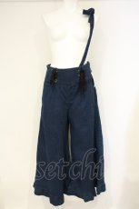 画像1: axes femme / サスペンダー付きデニムパンツ M インディゴ O-26-09-14-012-AX-PA-OW-OS (1)