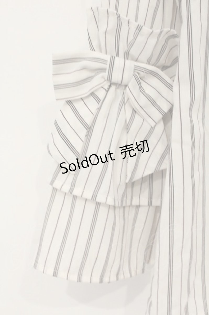 画像3: axes femme POETIQUE / ボリューム袖ブラウス M キナリ O-26-09-14-002-AX-BL-OW-OS (3)