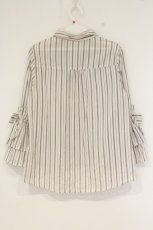 画像4: axes femme POETIQUE / ボリューム袖ブラウス M キナリ O-26-09-14-002-AX-BL-OW-OS (4)