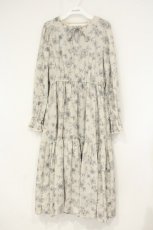 画像1: axes femme POETIQUE / クラシックフラワーワンピース M キナリ O-26-09-14-024-AX-OP-OW-OS (1)
