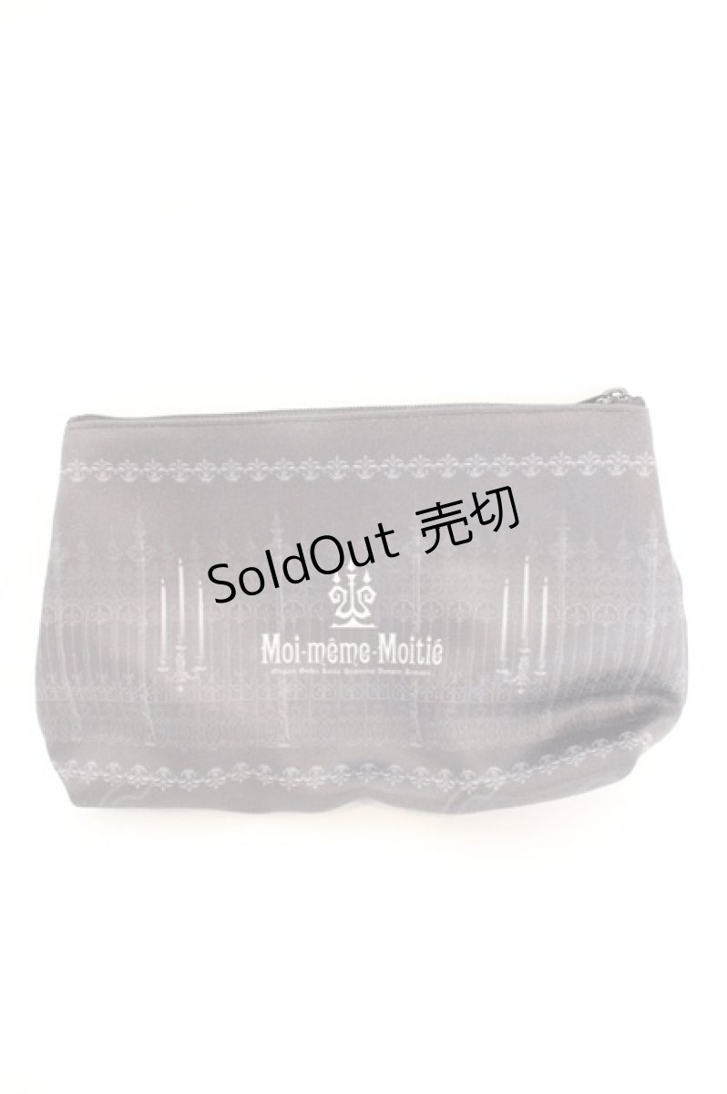 画像2: Moi-meme-Moitie / La pochette de M 閉ざされた記憶と青き薔薇の肖像画 　ポーチ  ブラック O-26-09-15-013-MO-ZA-OW-OS (2)