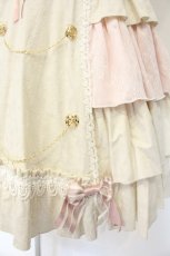 画像4: ALICE and the PIRATES / Sweet Devilジャンパースカート  アイボリー×ピンク O-26-09-16-038-PA-OP-OW-OS (4)