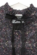 画像2: EATME / 2WAY VINTAGE FLOWER PRINTワンピース F クロ O-26-09-16-005-LO-OP-OW-OS (2)