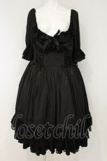 画像1: Dawn & Morning Dew / 夜明けのエルフ　クラシックロリィタ ワンピース 2XL クロ O-26-09-16-041-LO-OP-OW-OS (1)