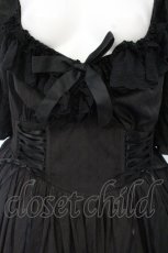 画像2: Dawn & Morning Dew / 夜明けのエルフ　クラシックロリィタ ワンピース 2XL クロ O-26-09-16-041-LO-OP-OW-OS (2)