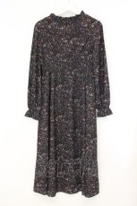 画像3: EATME / 2WAY VINTAGE FLOWER PRINTワンピース F クロ O-26-09-16-005-LO-OP-OW-OS (3)