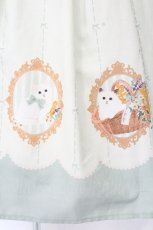 画像3: Amavel / Kitten In Flower Basketジャンパースカート  ミント O-26-09-16-045-CA-OP-IG-OS (3)