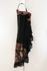 画像4: Qutie Frash / オフショルフリルトップス  ブラック×レッド系 O-26-09-16-053-QU-TO-IG-OS (4)