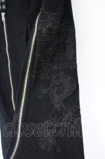 画像3: Ozz Croce / 龍刺繍ジップパンツ  ブラック O-26-09-16-064-OO-PA-IG-OS (3)