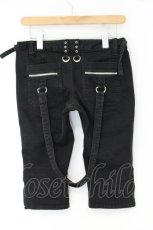 画像4: TRIPP NYC / スタッズボンテージハーフパンツ L ブラック O-26-09-16-065-PU-PA-IG-OS (4)