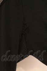 画像5: Ozz Croce / 異素材切替レイヤード風カットソー  ブラック O-26-09-16-067-OO-TO-IG-OS (5)