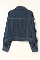 画像3: axes femme / レース×ラインデニムジャケット F インディゴ O-26-09-16-071-AX-JA-OW-OS (3)
