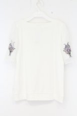 画像3: axes femme / チュール×ブーケ刺繍プルオーバー F シロ O-26-09-16-084-AX-TO-OW-OS (3)